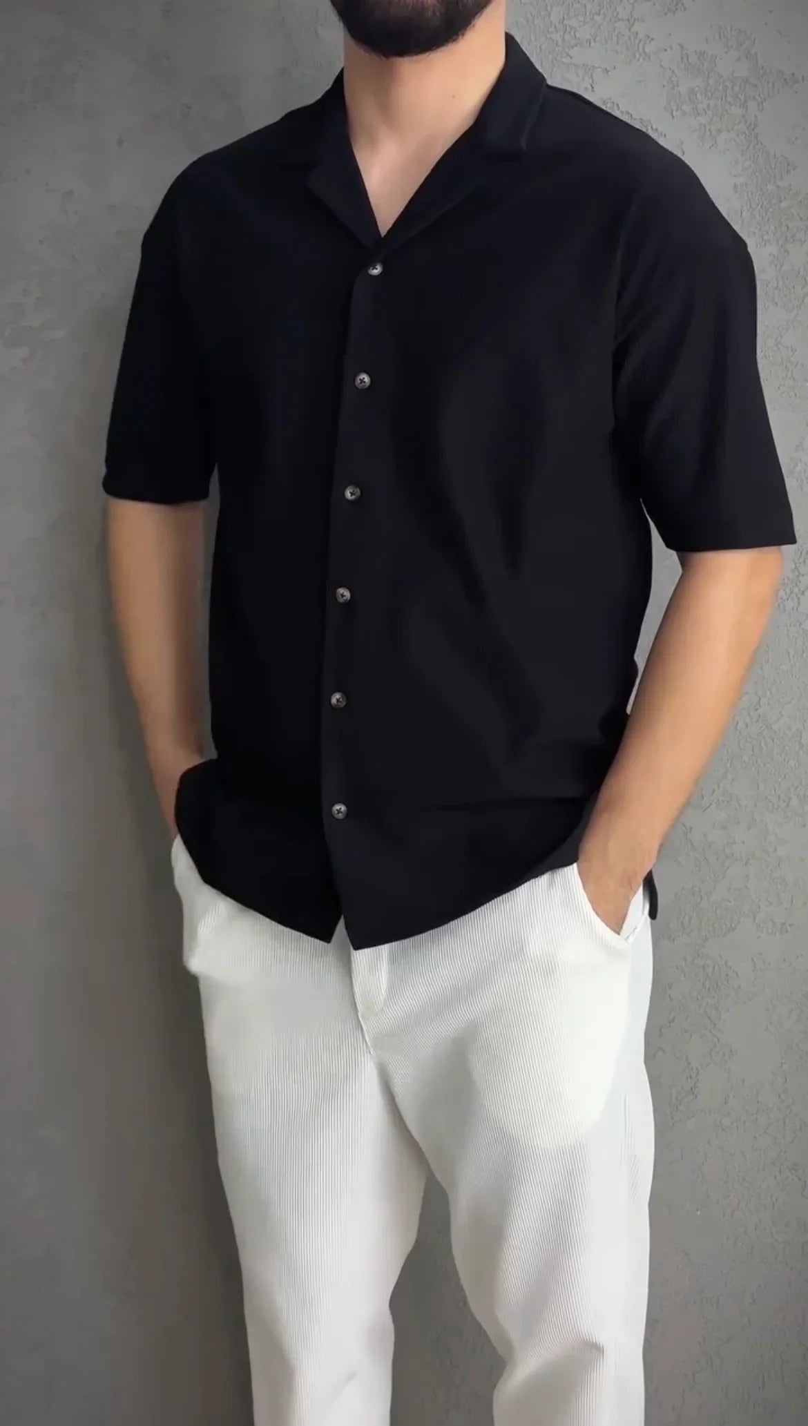 Textured Short Sleeve Shirt