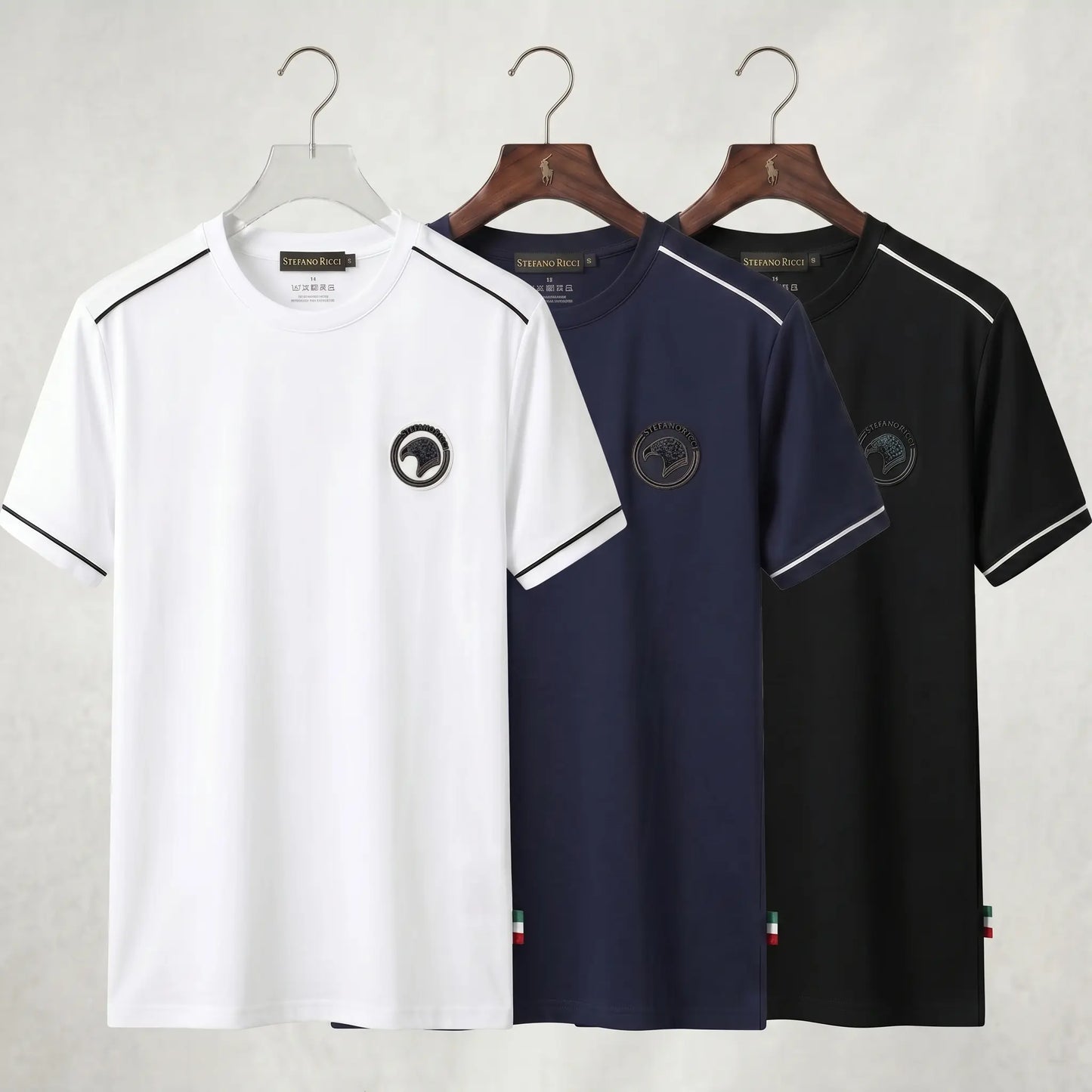 Short Sleeve Shirt with Piping