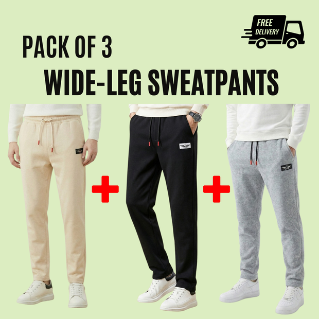 Pack Of Three cotton flees Trouser