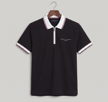 Pack Of Two Half Zip Pk Fabric Shirt
