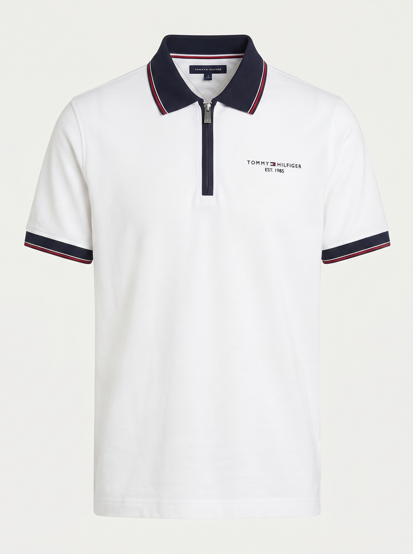 Half zip Pk Fabric TH (White)