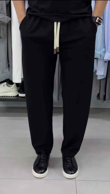Relaxed Fit Casual Pants with Pockets