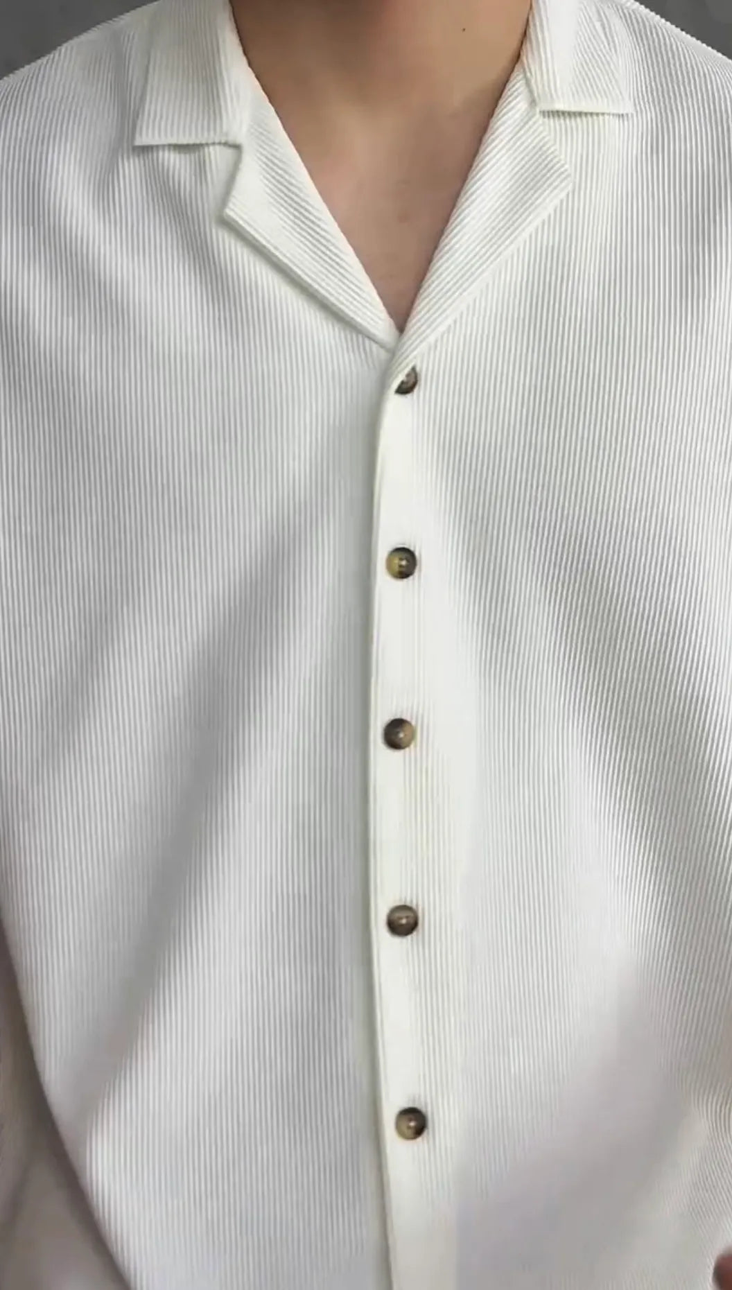 Pack of 2- Premium Textured Shirts (Black & White)