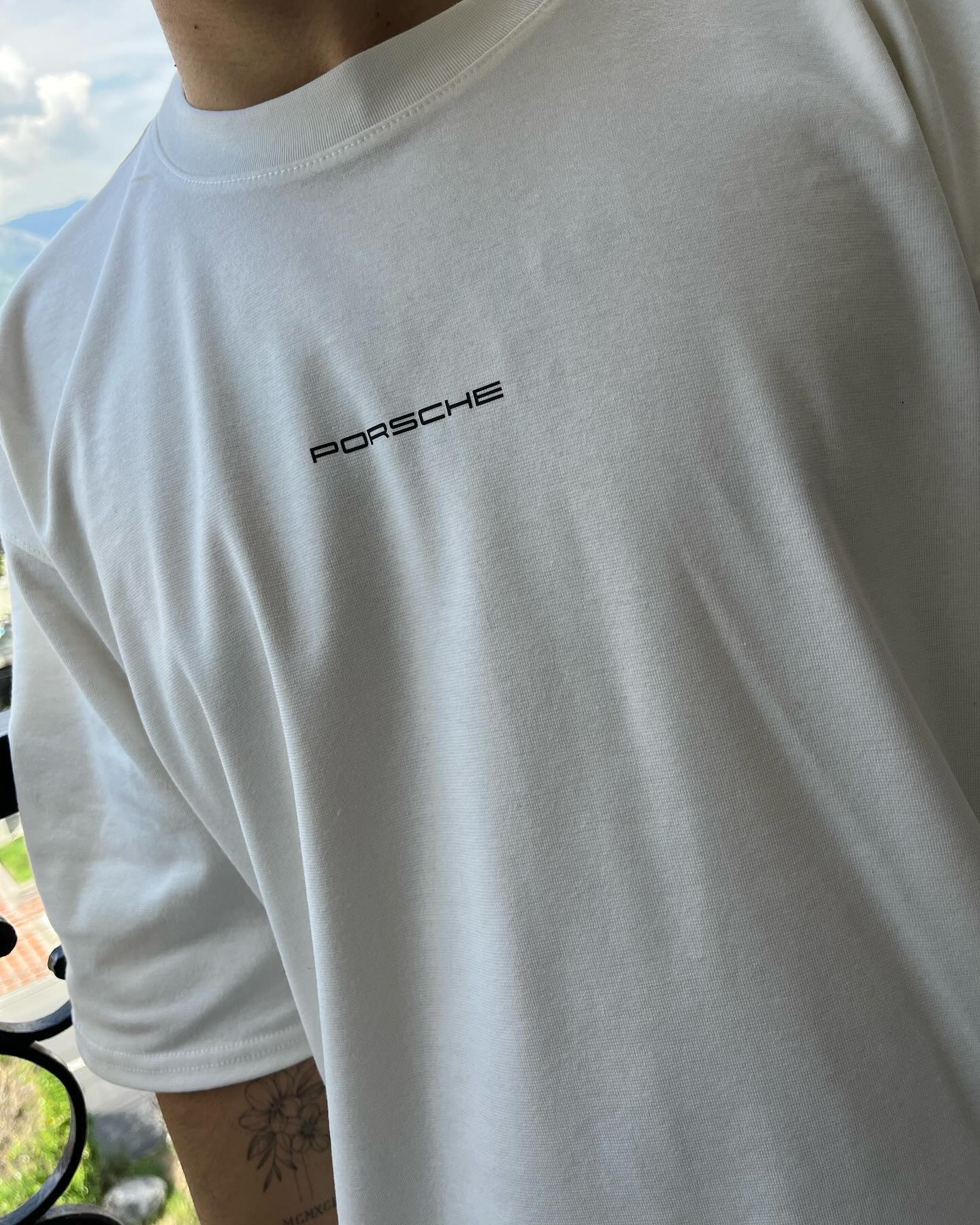 Porsche 911 GT3 RS Drop Shoulder T-Shirt - Premium Cotton