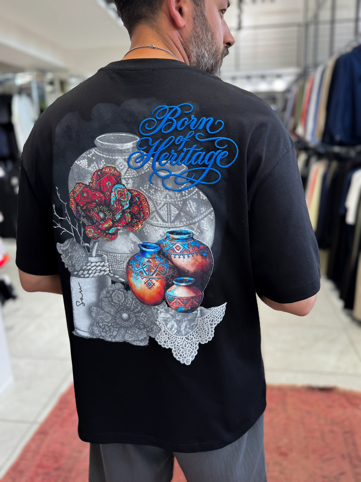 Heritage Embroidered Oversize T-Shirt