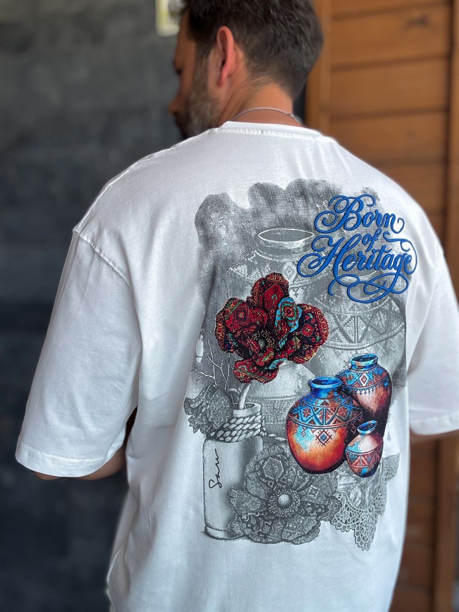 Heritage Embroidered Oversize T-Shirt