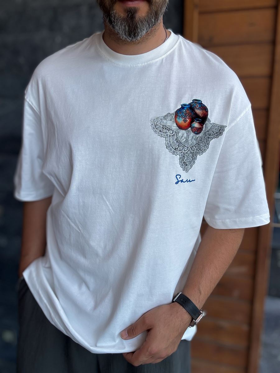 Heritage Embroidered Oversize T-Shirt