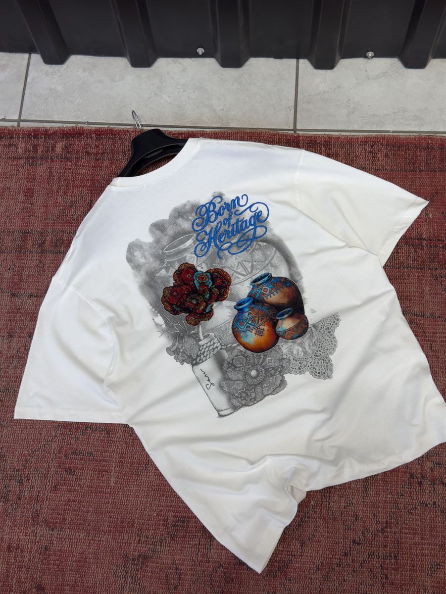 Heritage Embroidered Oversize T-Shirt