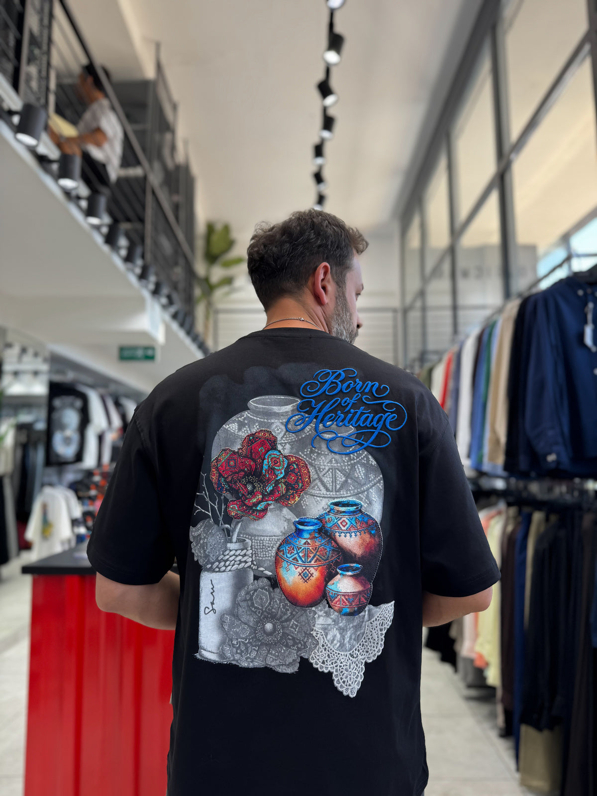 Heritage Embroidered Oversize T-Shirt