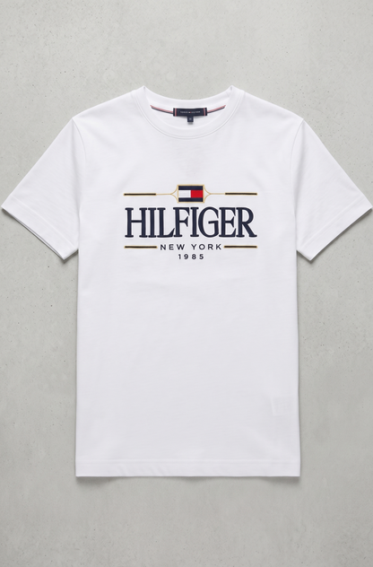 Pack of Two Hilfiger Round Neck cotton jersy
