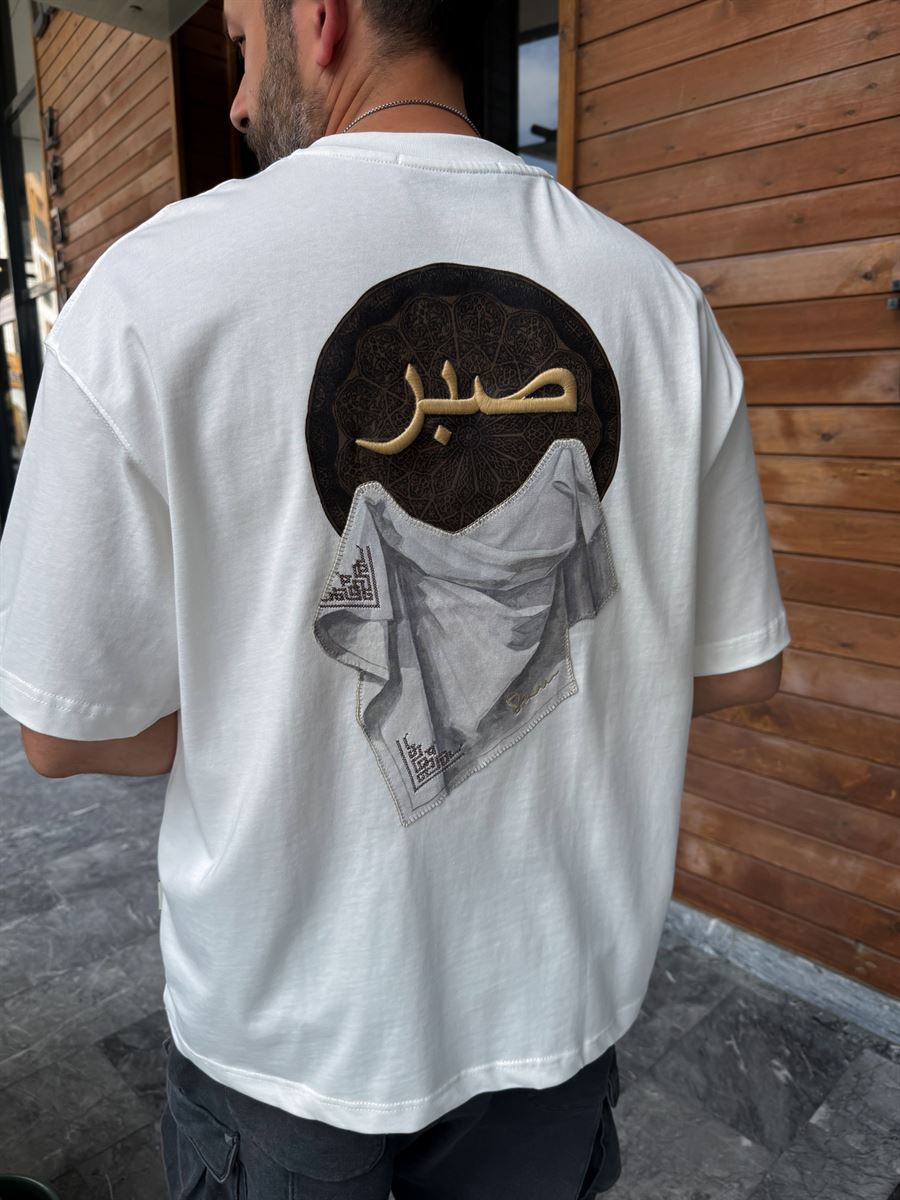 Patience Embroidered Oversize T-Shirt